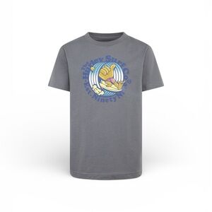 Hurley Gray Kids T-Shirt with Surf Graphic